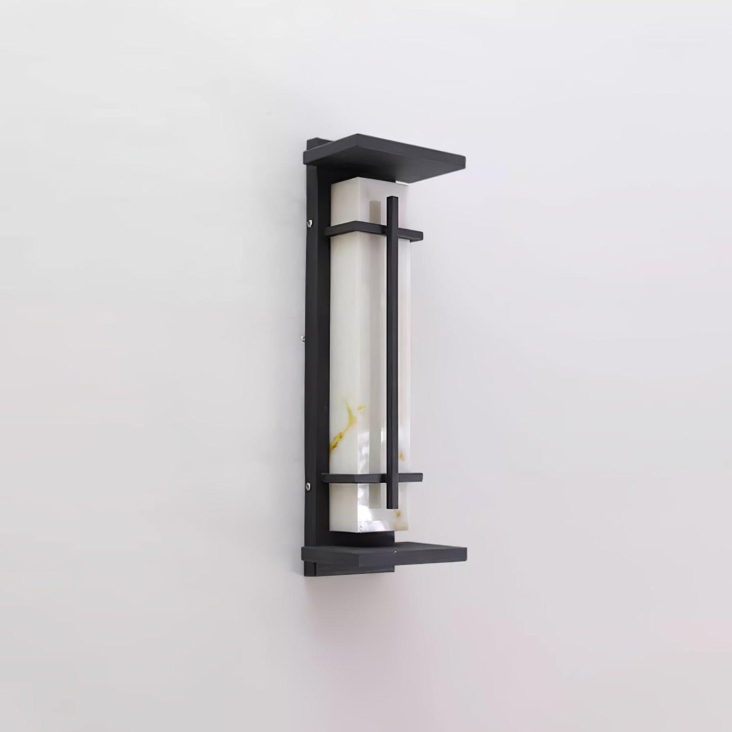 STRAVO | Applique Murale d’Extérieur – Acier Inoxydable & Marbre – LED Intégrée – IP65 – 3 Tailles & Couleurs