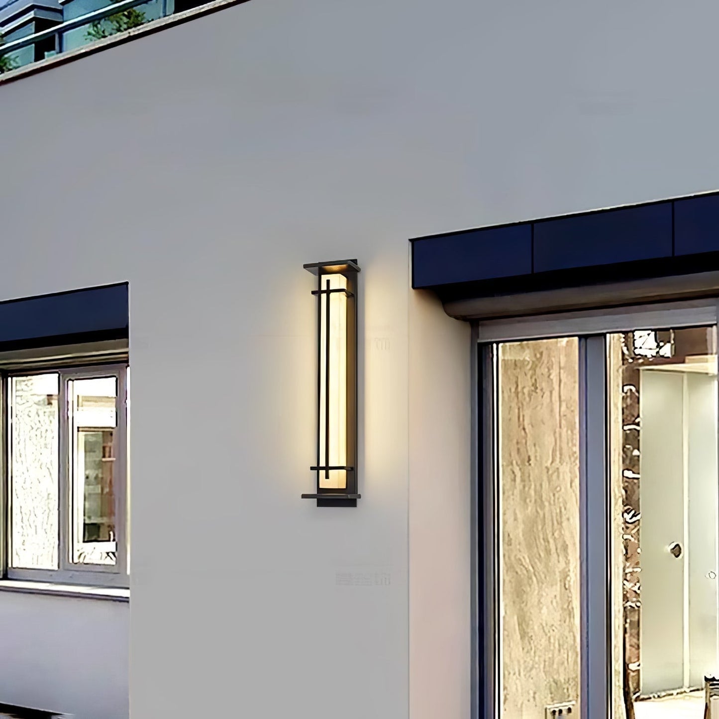 STRAVO | Applique Murale d’Extérieur – Acier Inoxydable & Marbre – LED Intégrée – IP65 – 3 Tailles & Couleurs