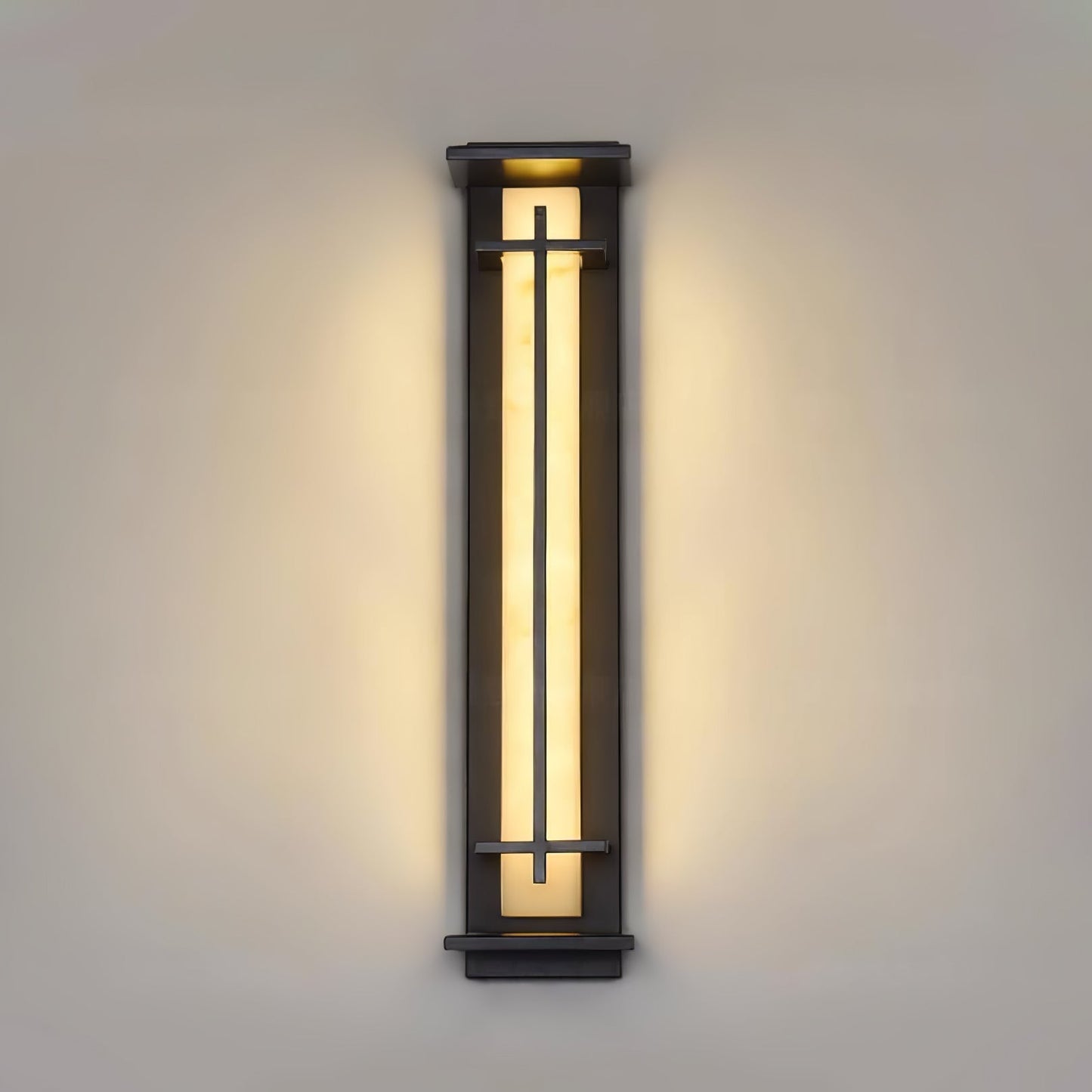 STRAVO | Applique Murale d’Extérieur – Acier Inoxydable & Marbre – LED Intégrée – IP65 – 3 Tailles & Couleurs