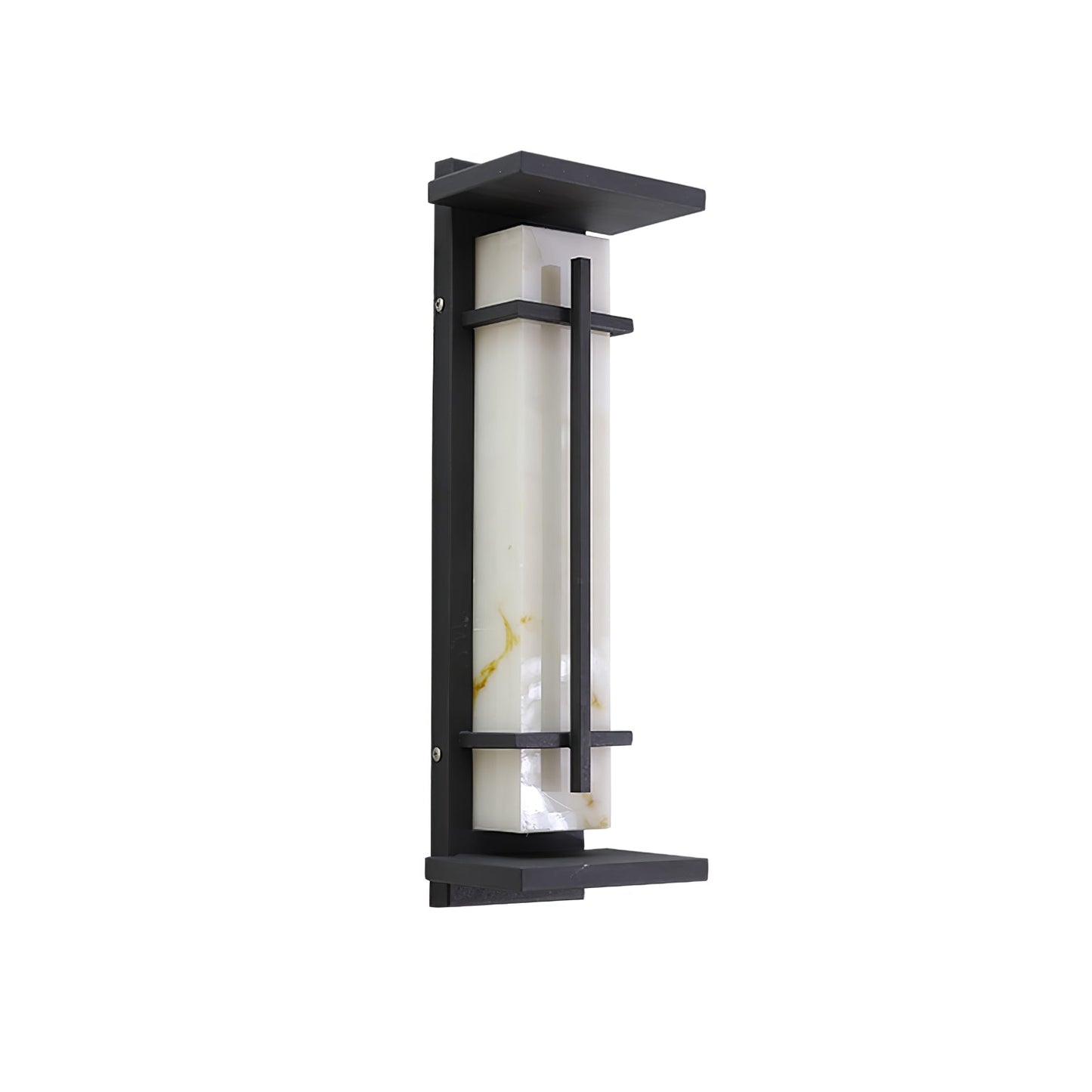 STRAVO | Applique Murale d’Extérieur – Acier Inoxydable & Marbre – LED Intégrée – IP65 – 3 Tailles & Couleurs