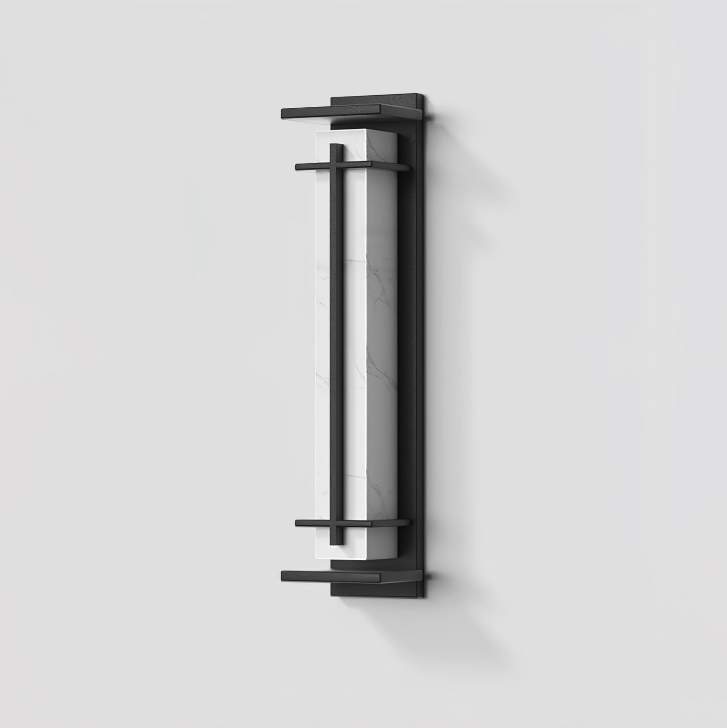 STRAVO | Applique Murale d’Extérieur – Acier Inoxydable & Marbre – LED Intégrée – IP65 – 3 Tailles & Couleurs