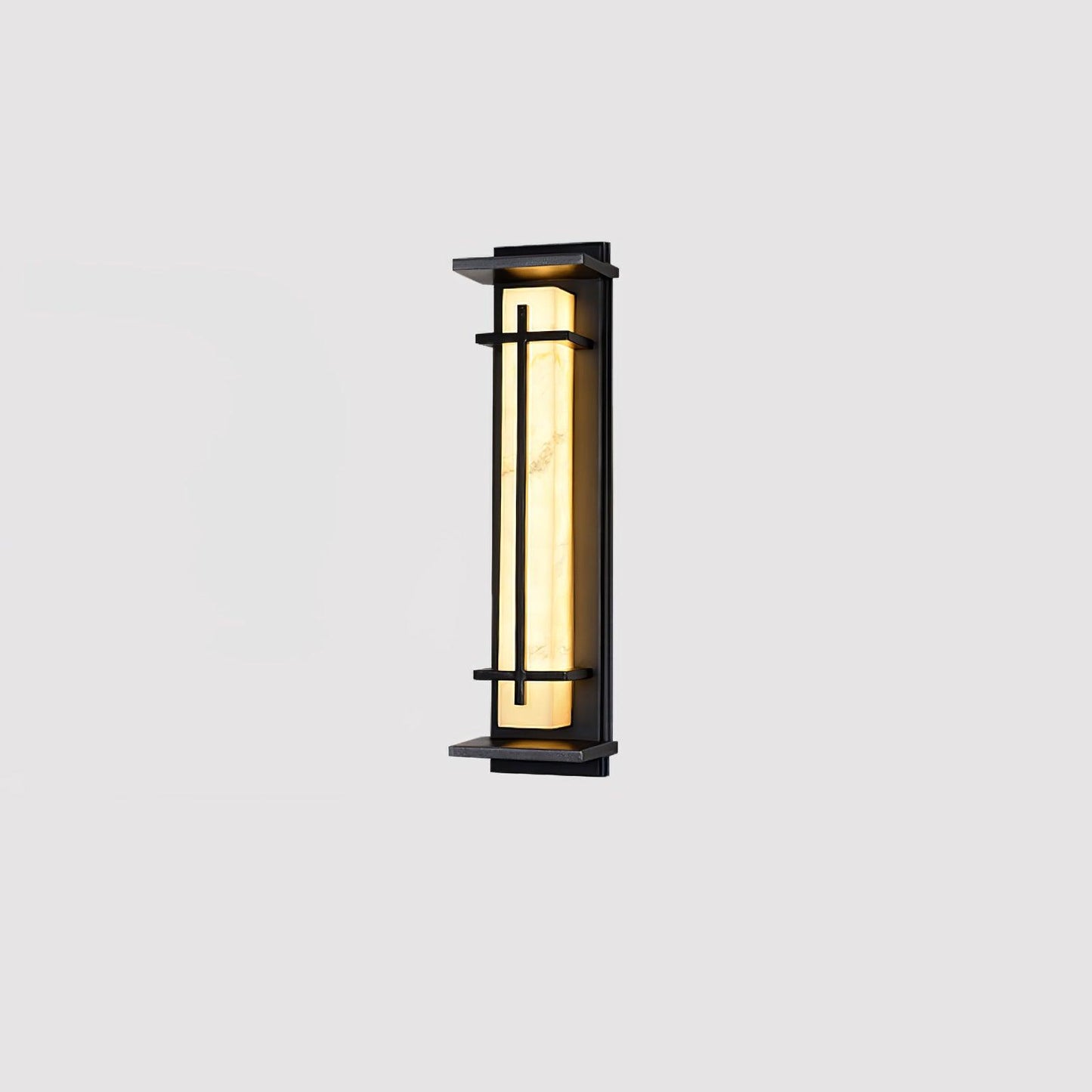STRAVO | Applique Murale d’Extérieur – Acier Inoxydable & Marbre – LED Intégrée – IP65 – 3 Tailles & Couleurs