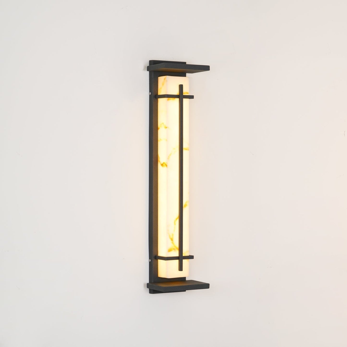 STRAVO | Applique Murale d’Extérieur – Acier Inoxydable & Marbre – LED Intégrée – IP65 – 3 Tailles & Couleurs