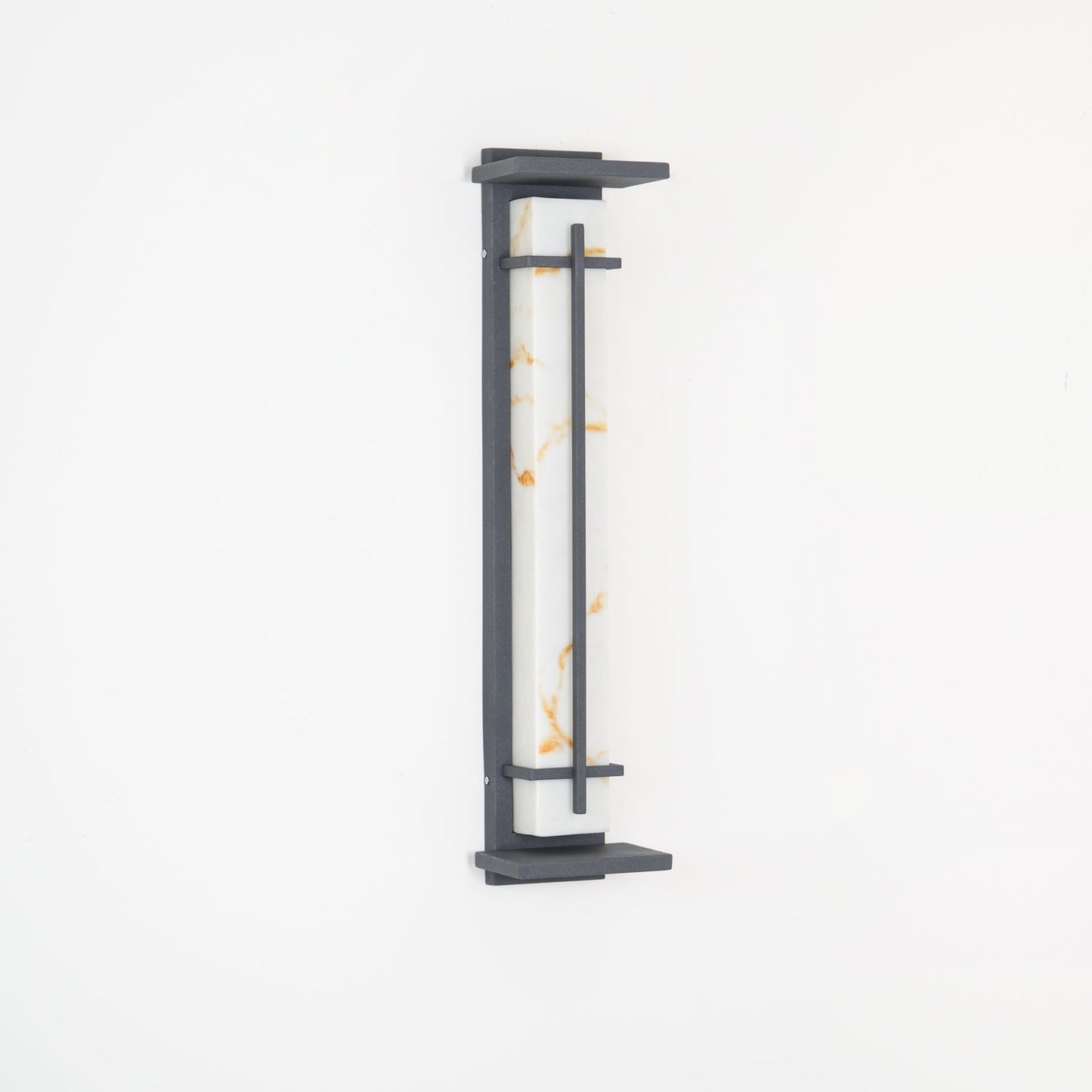 STRAVO | Applique Murale d’Extérieur – Acier Inoxydable & Marbre – LED Intégrée – IP65 – 3 Tailles & Couleurs