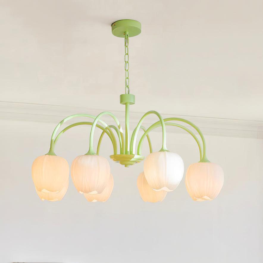 Tulip – Lustre Matcha Élégant