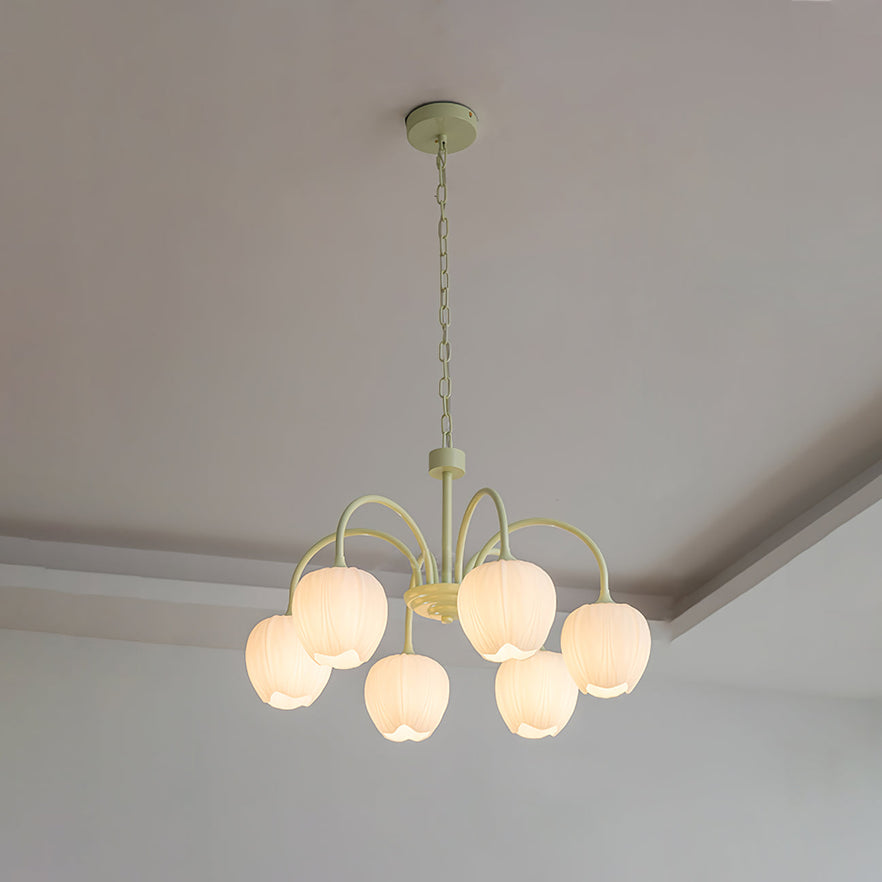 Tulip – Lustre Matcha Élégant