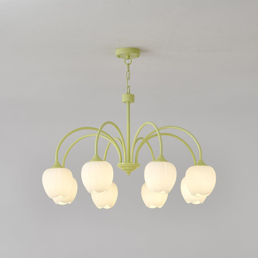 Tulip – Lustre Matcha Élégant