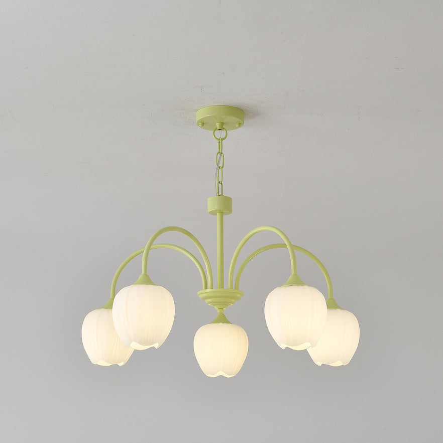 Tulip – Lustre Matcha Élégant