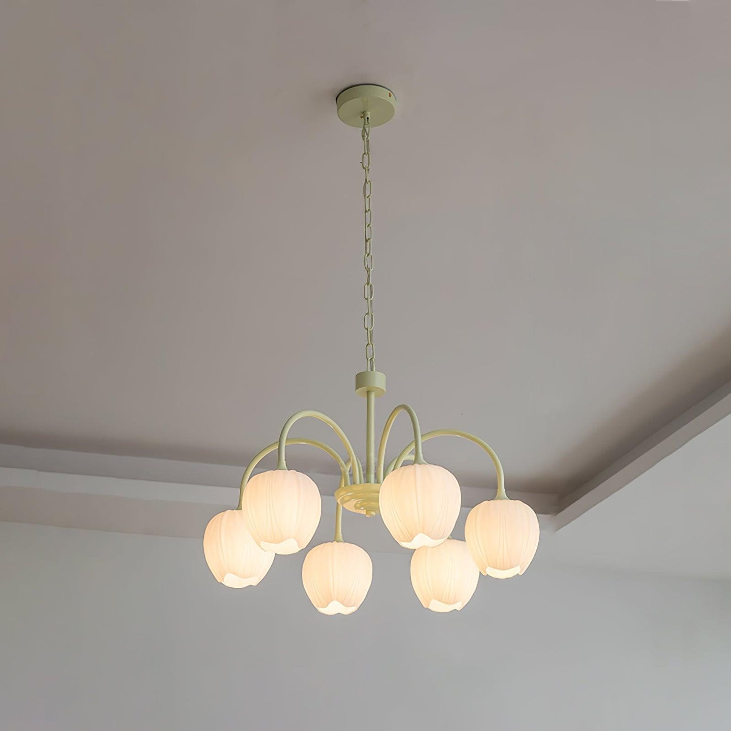 Tulip – Lustre Matcha Élégant
