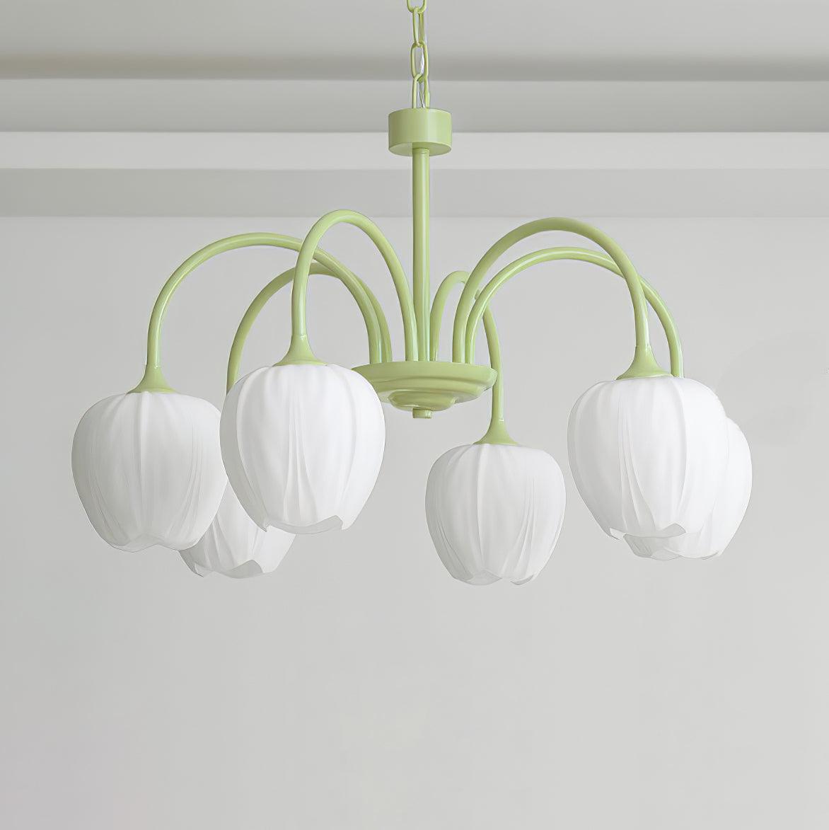 Tulip – Lustre Matcha Élégant