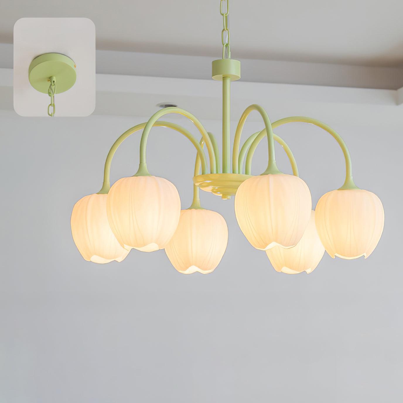 Tulip – Lustre Matcha Élégant