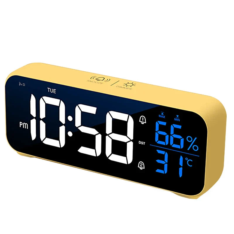 VibeClock – Horloge de bureau musicale avec fonction alarme