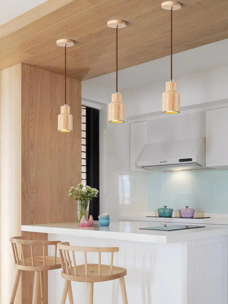NordicGlow - Suspension en Bois Scandinave