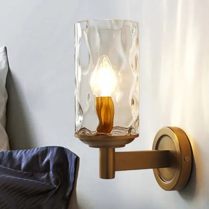 Vintage Charm Glass Wall Light - Lumière murale en verre vintage