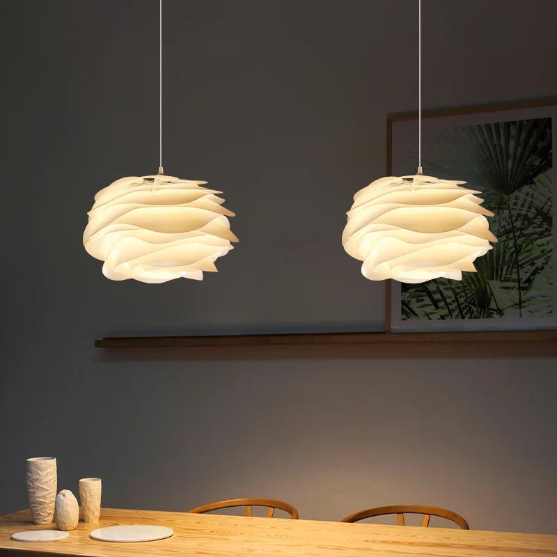 RosaryGlow - Luminaire de plafond en verre artistique