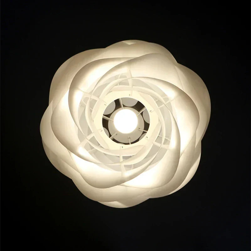 RosaryGlow - Luminaire de plafond en verre artistique