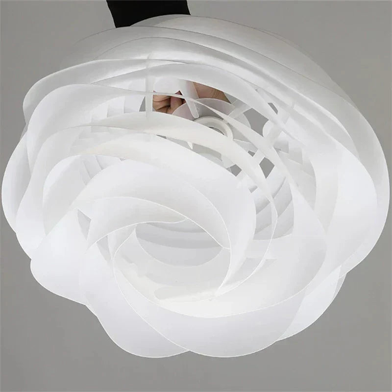 RosaryGlow - Luminaire de plafond en verre artistique