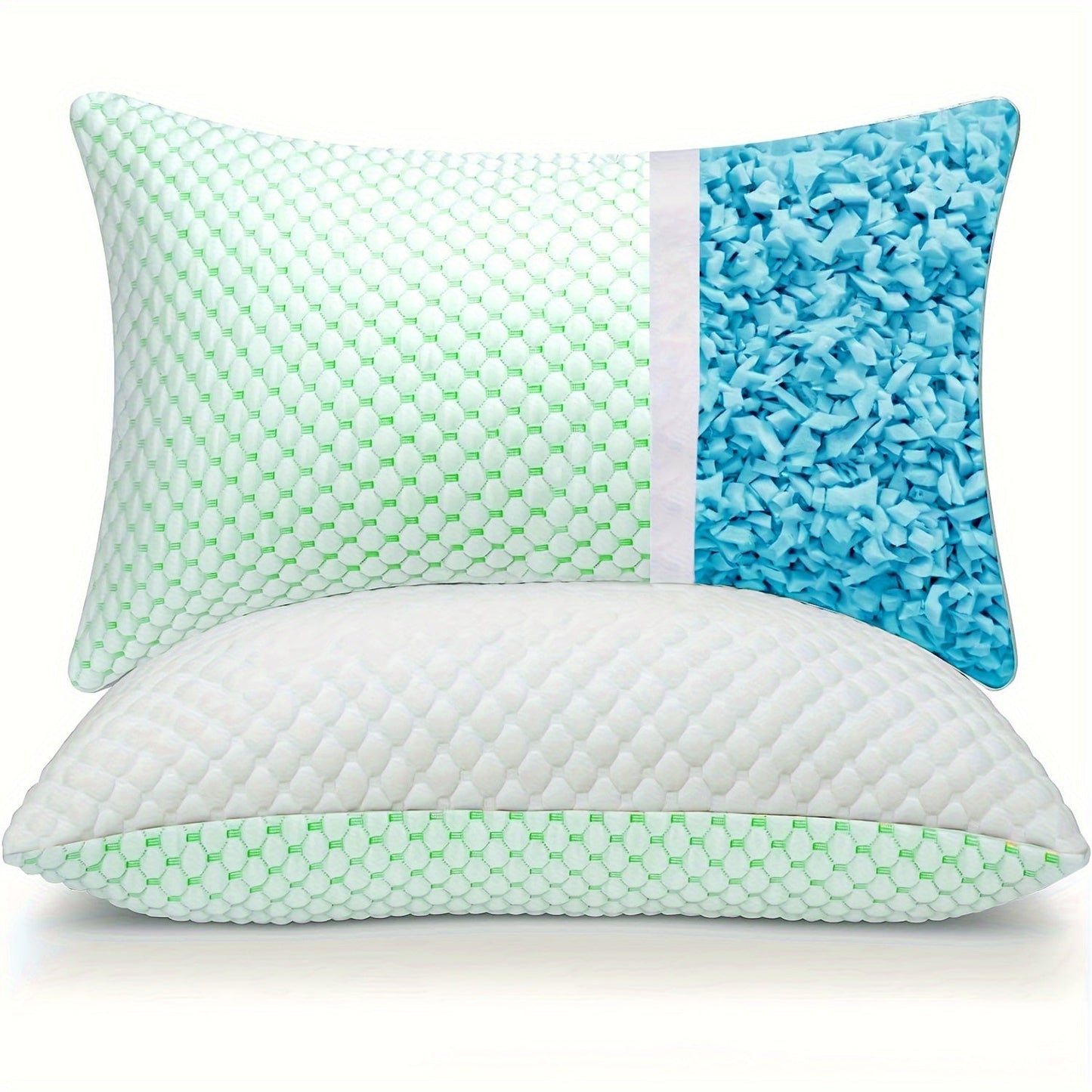 ChillPillow | Coussin en Mousse Rafraîchissant avec Housse en Bambou Lavable