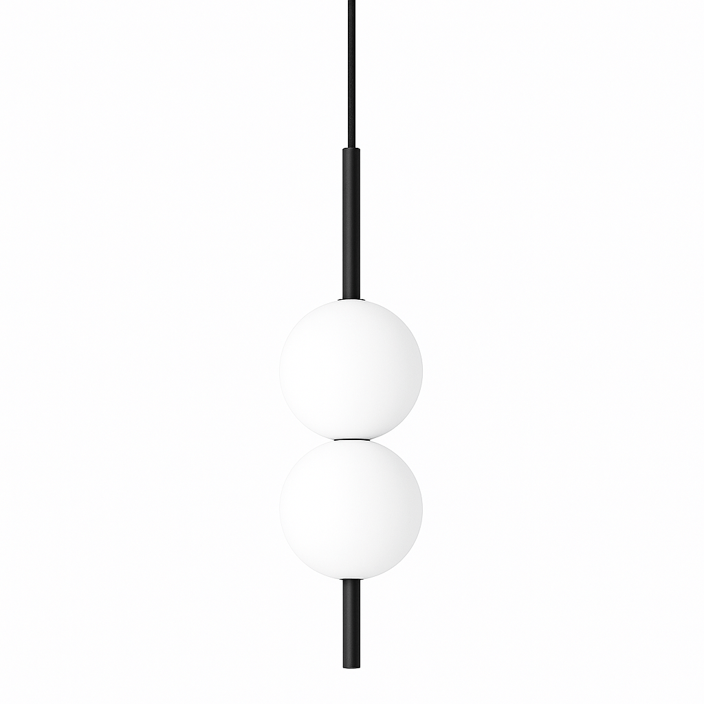 Glazora – Suspension Moderne avec Globe en Verre | LED Chaud | Ø10cm