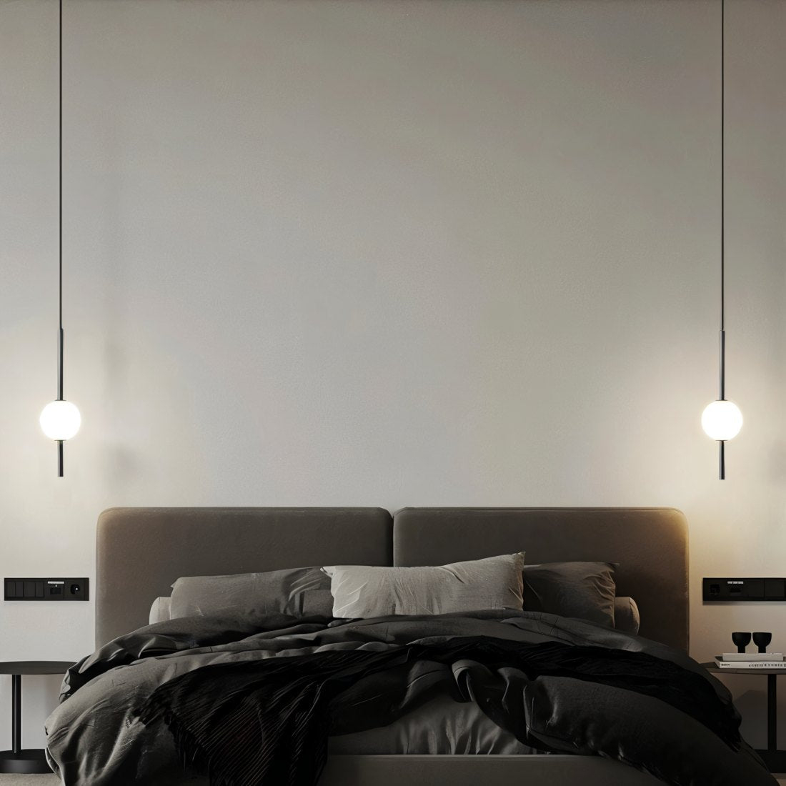 Glazora – Suspension Moderne avec Globe en Verre | LED Chaud | Ø10cm