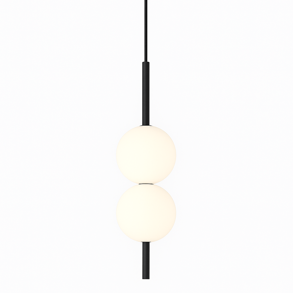 Glazora – Suspension Moderne avec Globe en Verre | LED Chaud | Ø10cm
