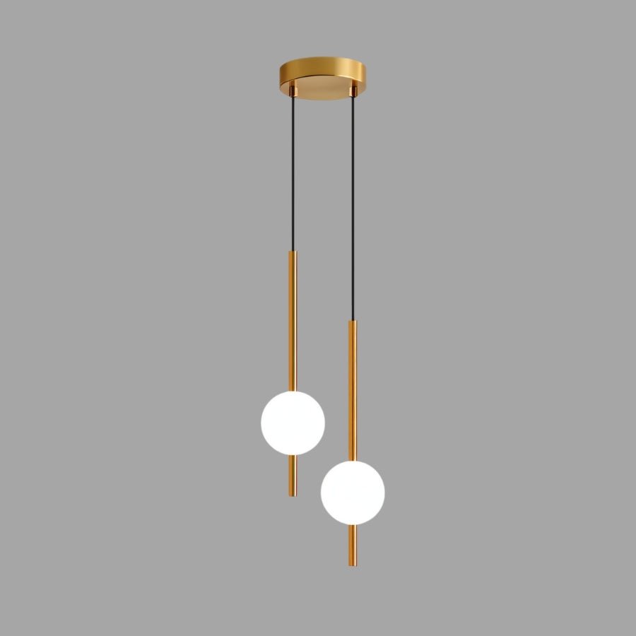 Glazora – Suspension Moderne avec Globe en Verre | LED Chaud | Ø10cm