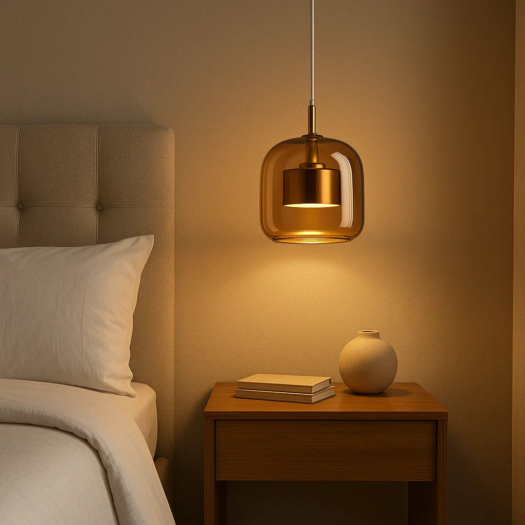 PureLight – Lampe Suspendue en Verre | Design Minimaliste | 3 Tailles Disponibles | Luminoir