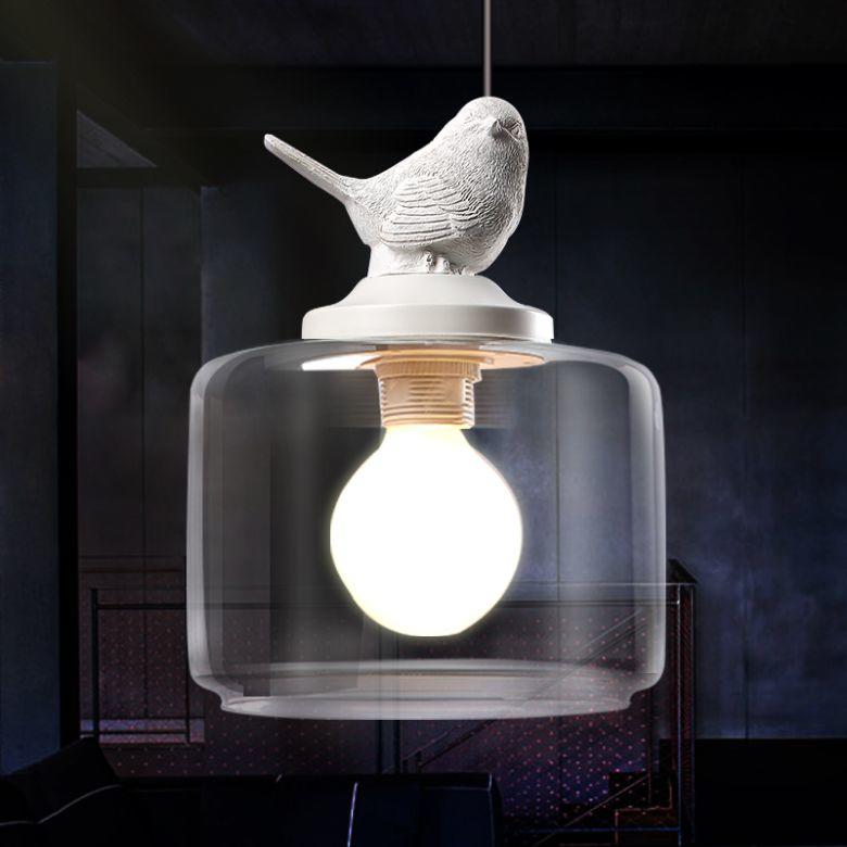 Aviary | Suspension Décorative Inspirée des Oiseaux – Verre & Pierre – Design Naturel et Moderne