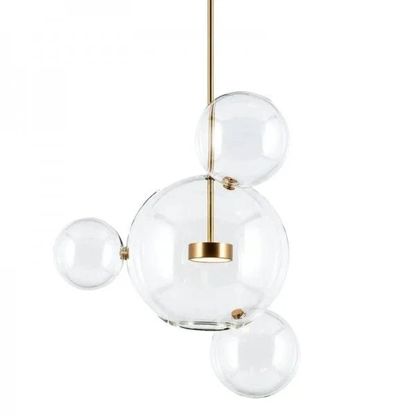 Bubble – Suspension à Boules Modernes en Verre et Métal – Éclairage LED Design