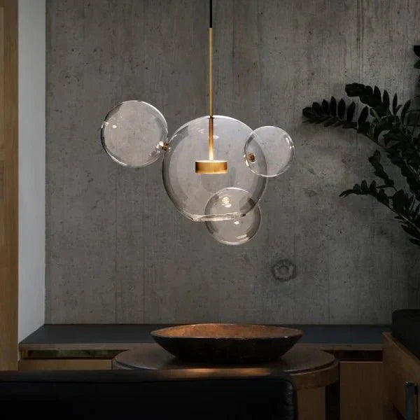 Bubble – Suspension à Boules Modernes en Verre et Métal – Éclairage LED Design