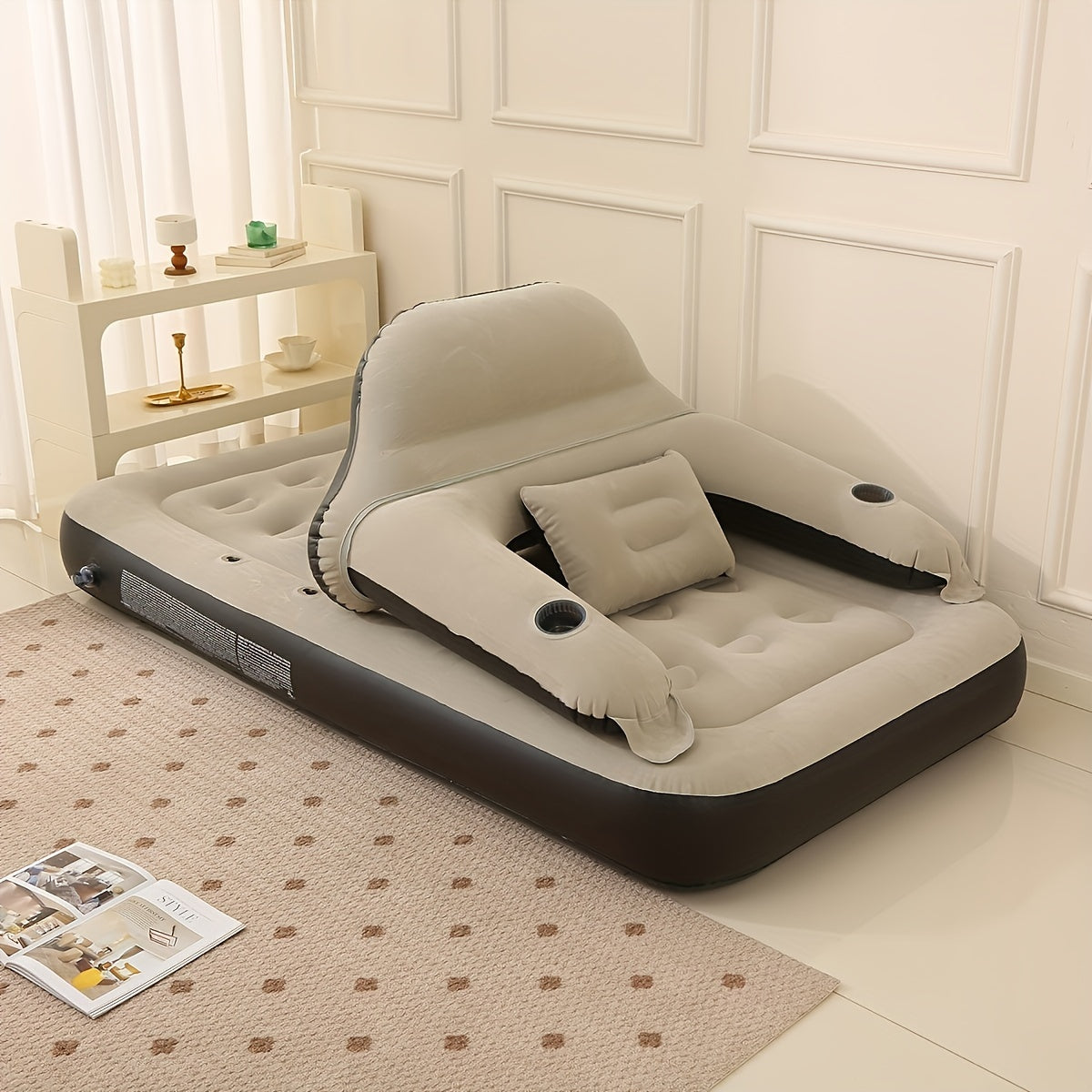 ComfortAir – Matelas Gonflable avec Pompe Intégrée et Dossier