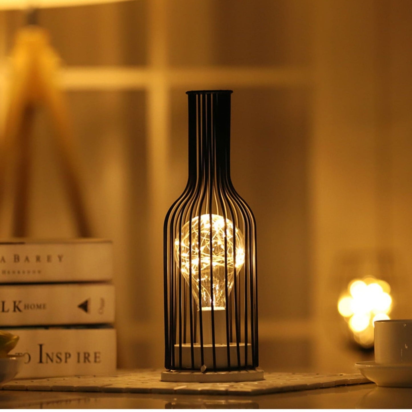 LuxeLume - Eva Luxe NoirLume Lampe de Table