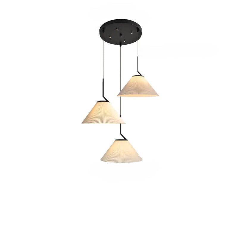 CrèmeNord – Suspension Plissée au Charme Scandinave