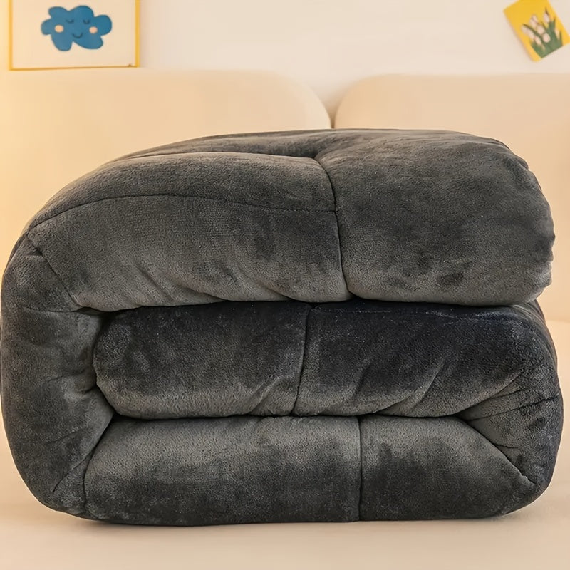 CozyFluff – Couette Épaisse en Velours pour l’Hiver