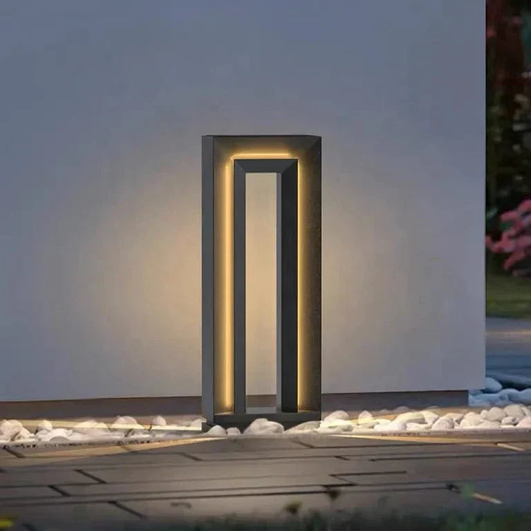VELTURA | Lampe de Chemin de Jardin Moderne – Acier Inoxydable & LED – IP66 – 62 cm