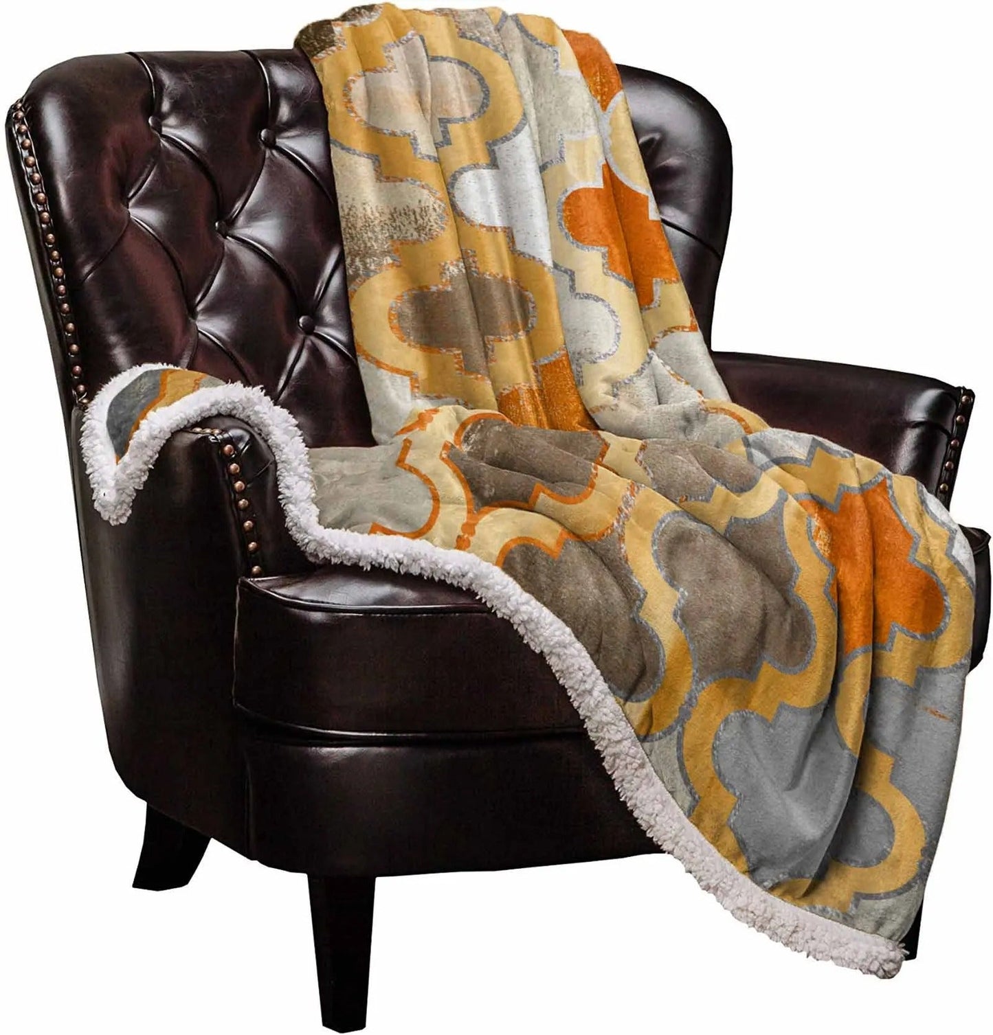 MarocChic | Plaid Cachemire Vintage Abstrait