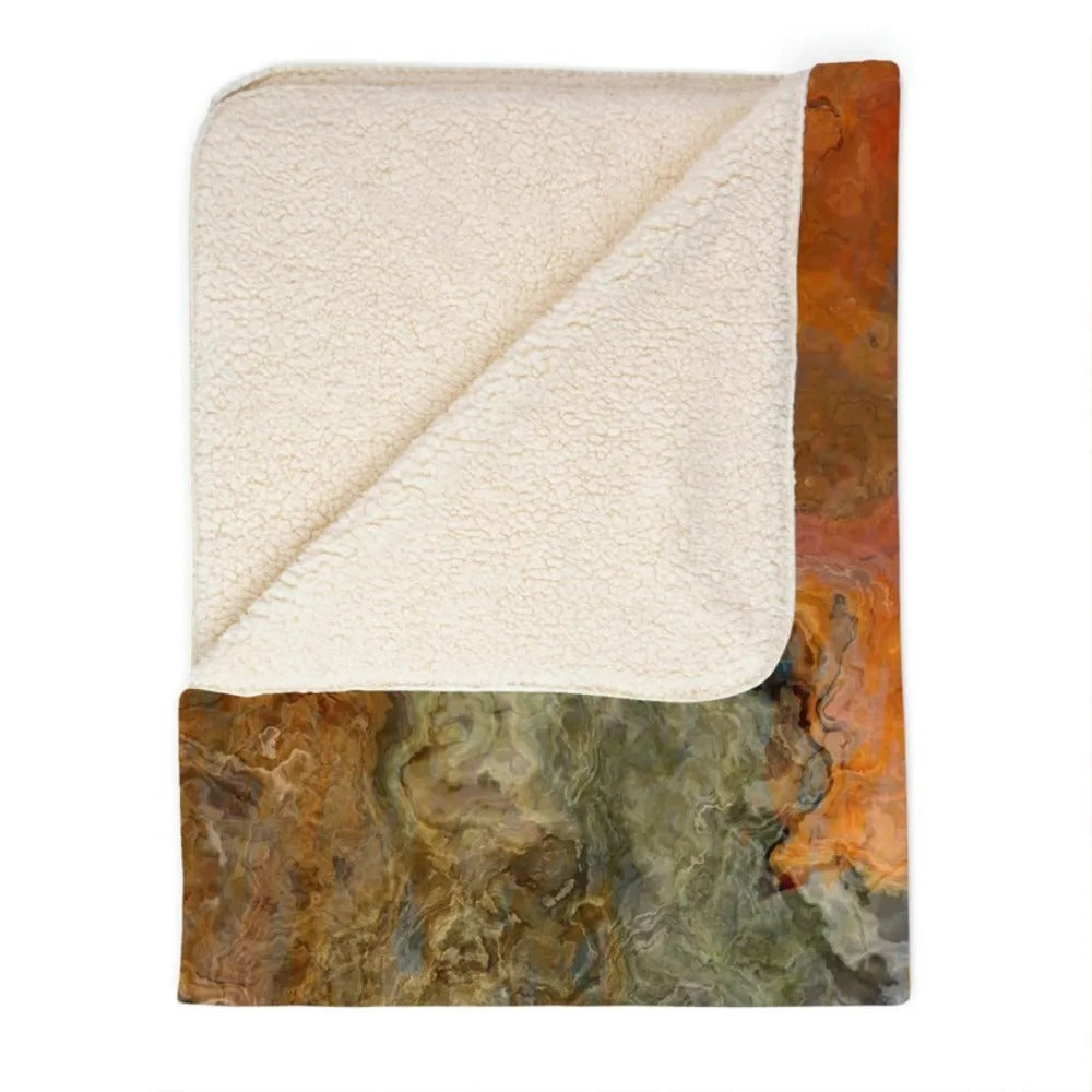 SherpaArt – Couverture Fleece à Motif Abstrait