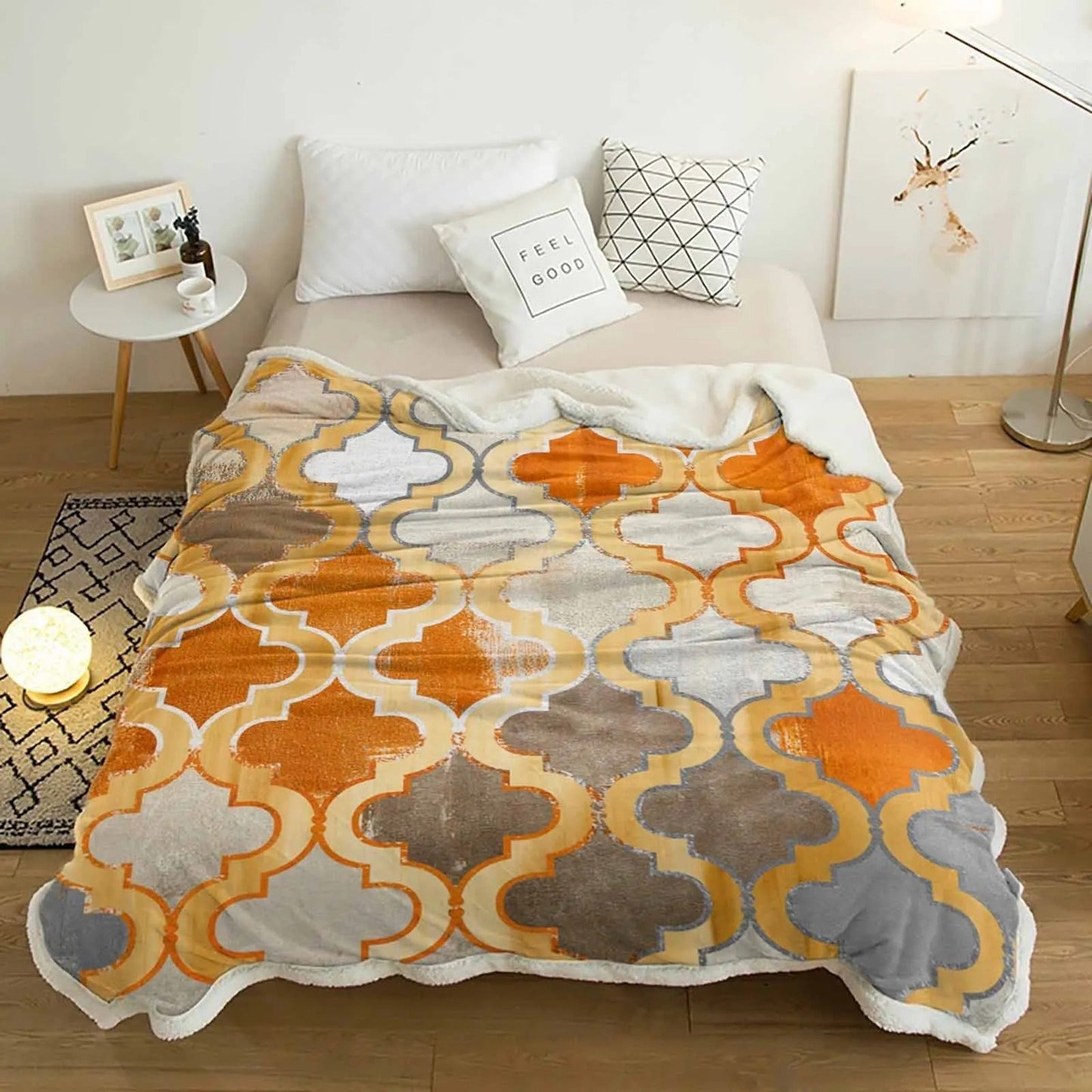 MarocChic | Plaid Cachemire Vintage Abstrait
