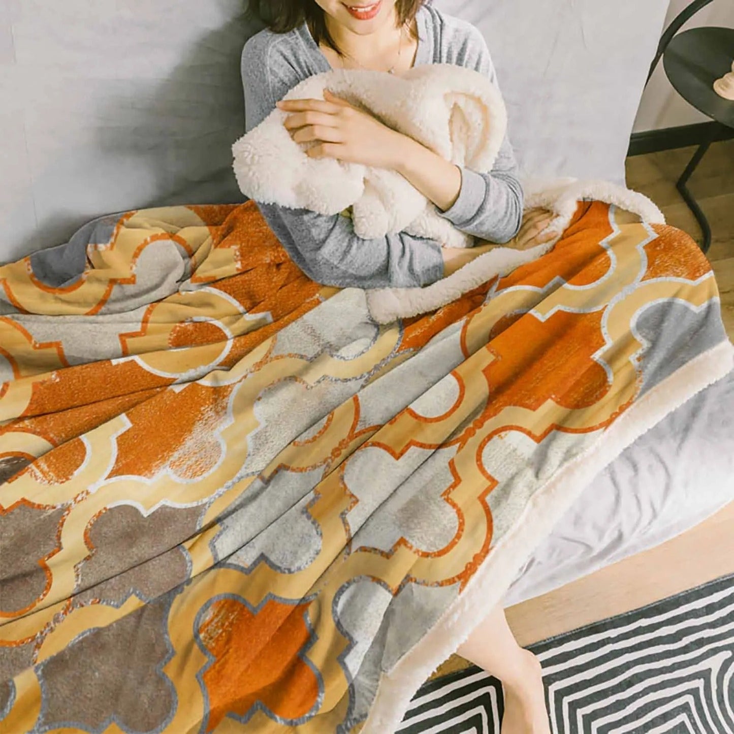 MarocChic | Plaid Cachemire Vintage Abstrait