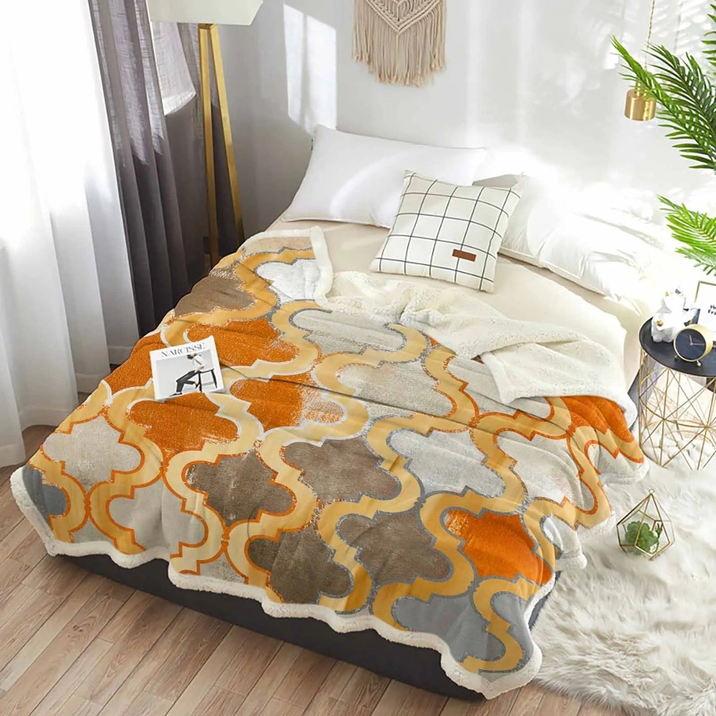 MarocChic | Plaid Cachemire Vintage Abstrait