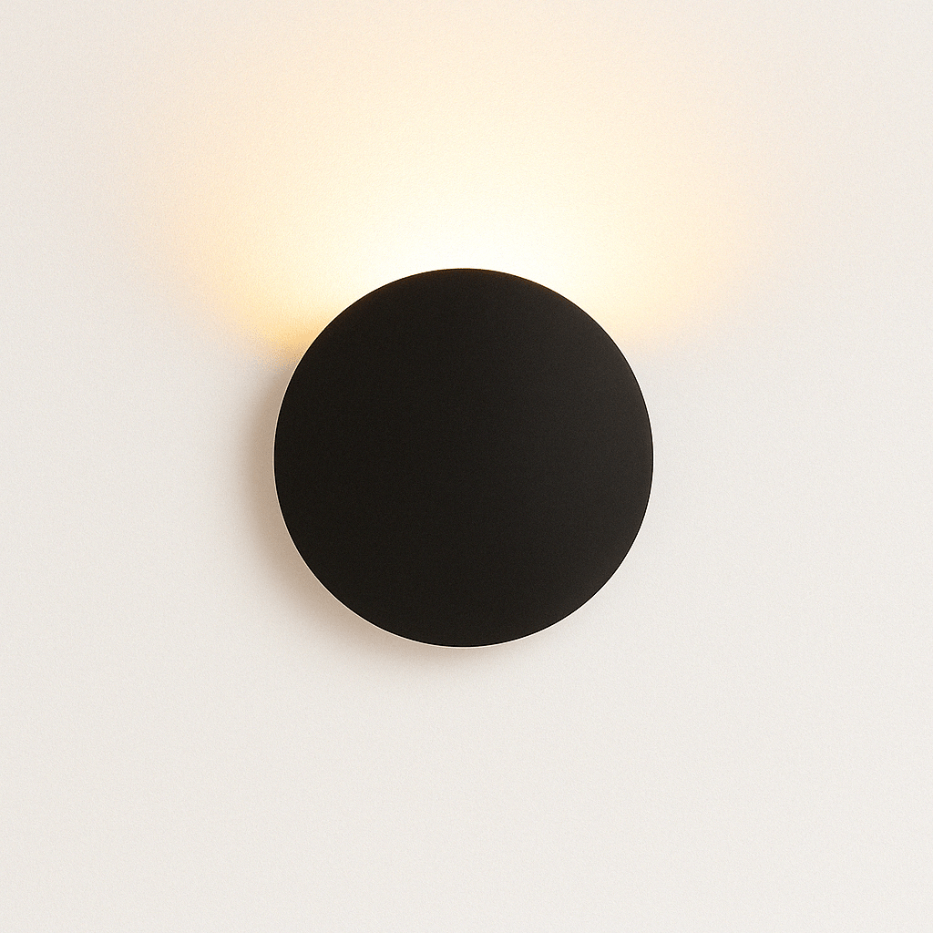 Curvalux – Applique Murale Moderne Noire ou Blanche | LED | Étanche IP65