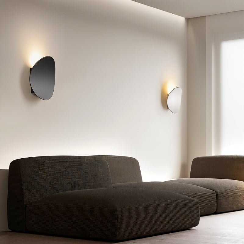 Curvalux – Applique Murale Moderne Noire ou Blanche | LED | Étanche IP65