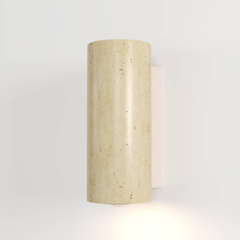 Travilo – Applique Murale en Travertin | Design Moderne | Lumière LED Chaude