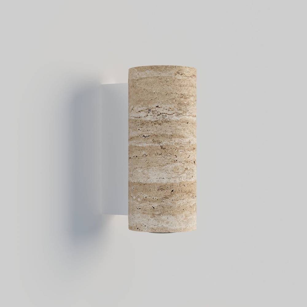 Travilo – Applique Murale en Travertin | Design Moderne | Lumière LED Chaude