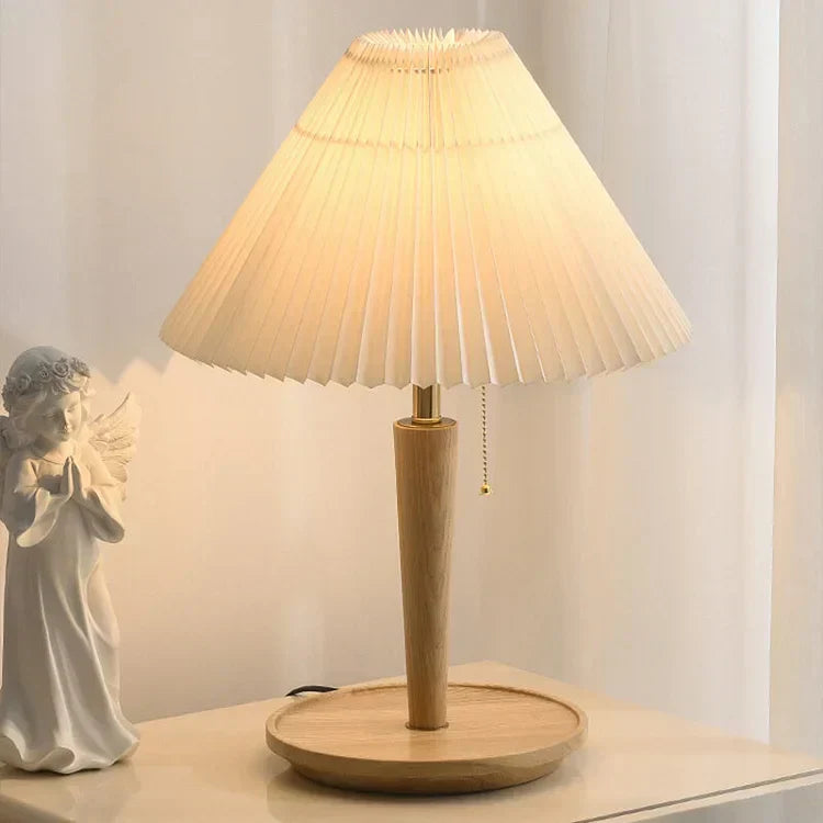VintageLumi – Lampe en bois rétro