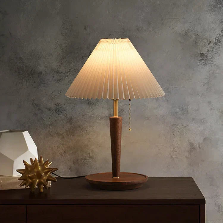 VintageLumi – Lampe en bois rétro