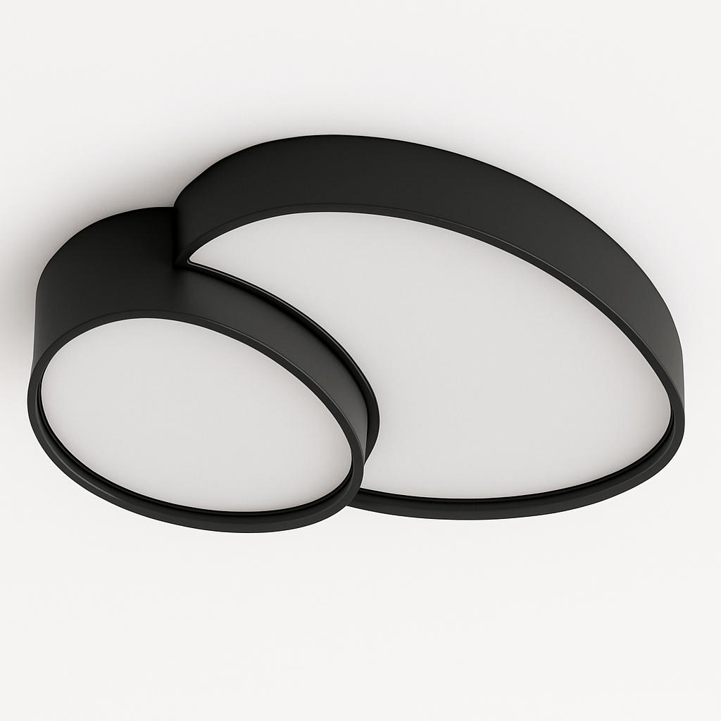 Saidah – Plafonnier Moderne avec LED Dimmable & Télécommande | Design Minimaliste