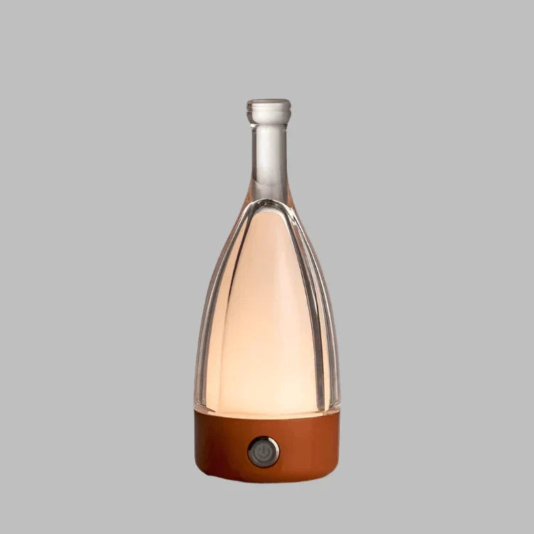 Bottlenight | Éclairage Rechargeable Élégant – Lampe en Forme de Bouteille