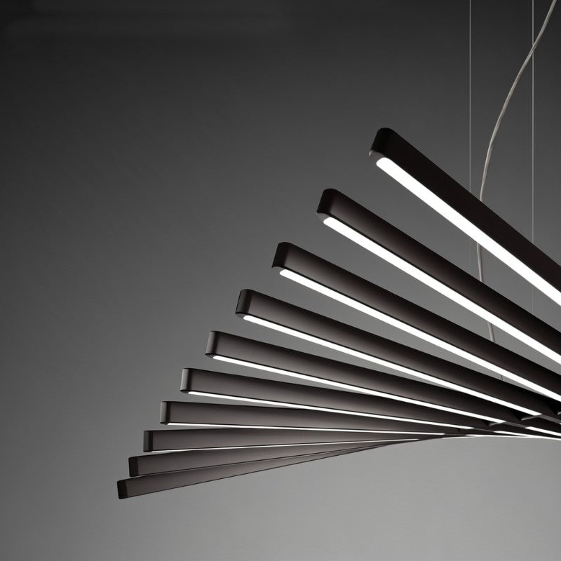 Waves – Lustre Design Rotatif | Température Réglable 2700K–6500K | Élégant & Modulable