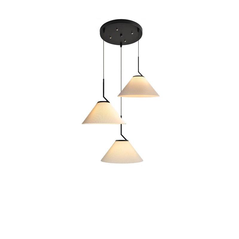CrèmeNord – Suspension Plissée au Charme Scandinave